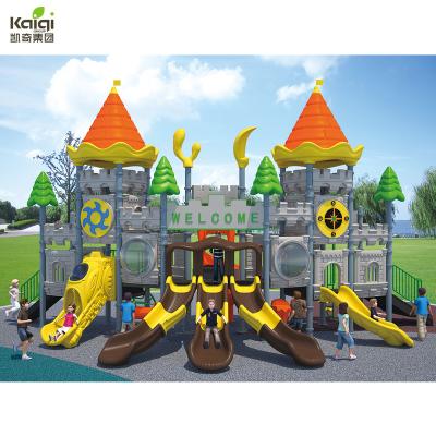 China 2018 Hot Castle Series 3-15 Play Plastic Structure With Slide And Tube for sale