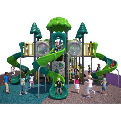 China Plastic Playground Kids Like Outdoor Plastic Playground Equipment Open Air Toys For Kindergarten for sale