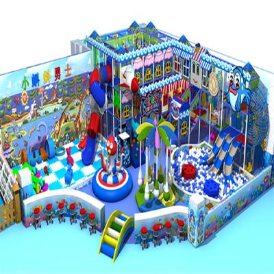 China Attractive (Customizable) Ocean Series Indoor Play Place Ocean Series Soft Steel Kids Gym Indoor Set for sale