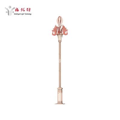 China Fancy Theme Park Energy Saving Light Street Lamp Outdoor Pole Decoration 150w Led Street Light for sale