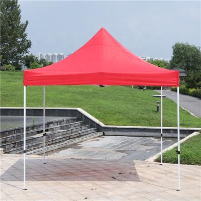 China 10x10 White Nylon Canopy Tents Steel Frame Red Canopy Gazebo Tent   12kg to 19kg Te koop