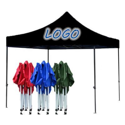 중국 Outdoor Nylon Canopy Tents 3x3 600d Black Polyester Roof Folding Canopy Tents 판매용