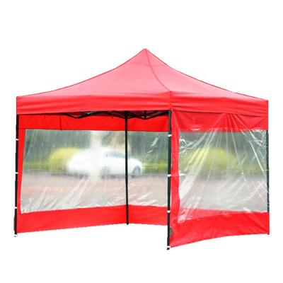 China Outdoor Pop Up 10x10 Makeshift Screen Tent With Transparent PVC window for sale