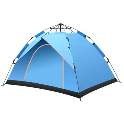 China Pop Up Portable Ultralight Mobile folding Automatic 4 person Waterproof double layer camping outdoor family tents tente-camping for sale