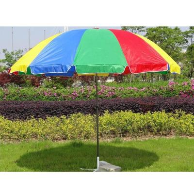 China Large White Garden Patio Umbrella Sunshade Waterproof Outdoor Beach Patio Garden Umbrella Te koop