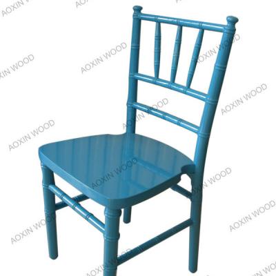 China Modern new arrival blue chiavari chair, dining chair for sale