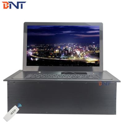 China Electric Flip Up & Down LCD Monitor Motorized Flip Up Lift Mechanism With Screen For Conference Furniture for sale