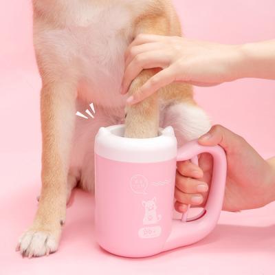 China Viable Pet Cat Dog Foot Clean Cup Tool Silicone Paw Washer French Bulldog Pug Cleaning Brush Supplies Pet Accessories for Dogs for sale