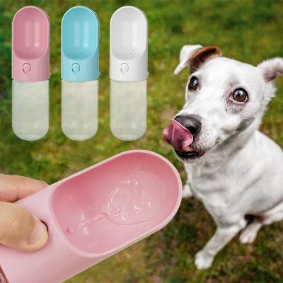 China Portable Stocked Dog Water Bottle For Small Large Dogs Travel Puppy Cat Drinking Bowl Outdoor Pet Water Dispenser Driver Pet Product for sale