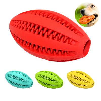 China Viable Dog Toys Funny Interactive Elasticity Ball Soft Rubber Dog Chew Toys For Large Dog Tooth Cleaning Ball Food for sale