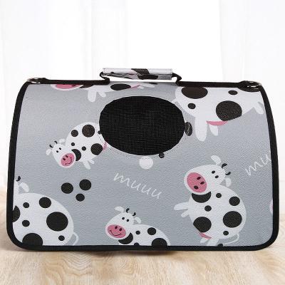 China Sustainable Wholesale Soft Sided Colorful Pet Carrier Pet Travel Bag For Small Dogs Cats And Puppies for sale