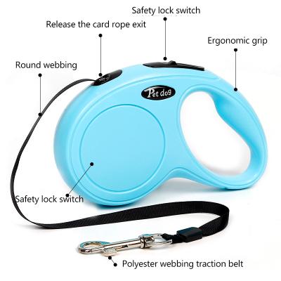 China Retractable Wholesale Dog Leash 360 Tangle Free Walking Stocked Dog Leash for sale