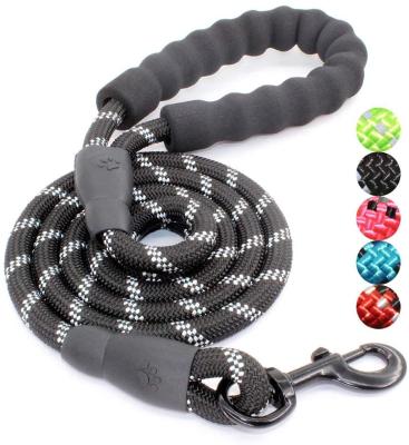 China 360 No Strong Tangles Stocked And Comfortable Padded Strong Handle Dog Leash With Highly Reflective Leads for sale