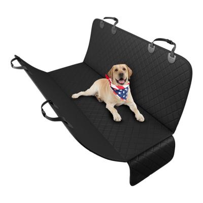 China Pet Car Mat NonSlip Rubber Backing Dog Durable Waterproof Pet Food Feeding Mat Dog Car Mats with Snap Buckles and Lay Anchors for sale