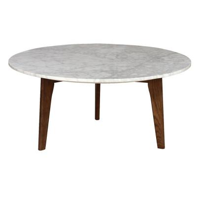 China Modern Marble center table Mid century modern coffee table with natural stone for sale