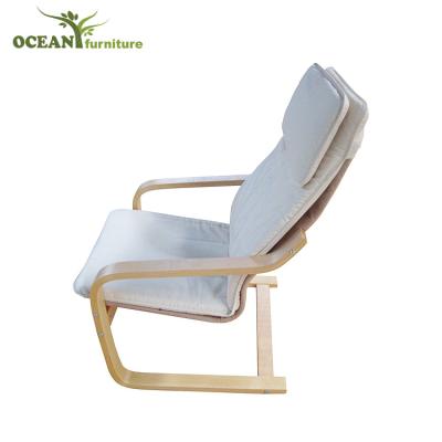 China Leisure Chair Wholesale Durable Reading Wooden Relaxing Chair for sale