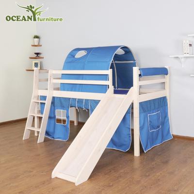 China Simple Design Kids Bedroom Furniture Kids Solid Wood Solid Wood Bunk Bed for sale