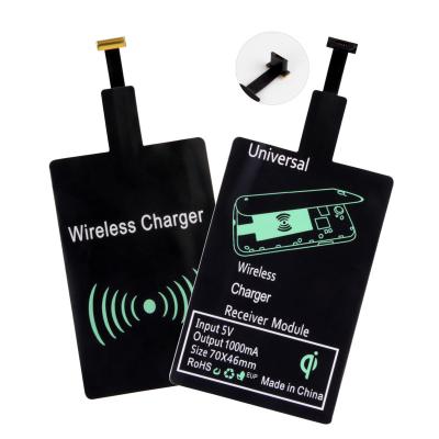 China : Universal Mobile Phone Wireless Charger Qi Charger Adapter Wireless Receiver Module For iPhone X 6 7 8 plus For Samsung S7 S8 Edge Note 8 for sale