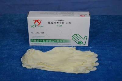 China Disposable Latex Medical Examination Gloves for sale