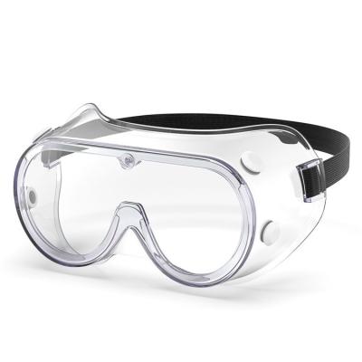 China Industry Chemical Splash Clear Eye Protection Enclosed Safety Medical Goggle Safety Glasses Goggles Anti Impact for sale