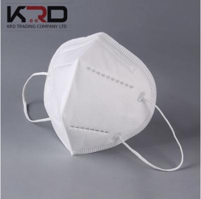 China KN95 3 layer disposable Earloop face mask for sale