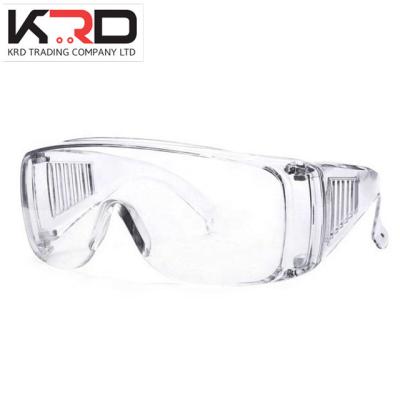 China Virus protective transparent glass safety goggle medical anti saliva visor goggles for sale