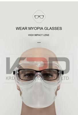 China Silicon Material Safety Glasses Goggles Clear Goggles for Medical Use   material silicon for sale