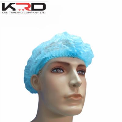 China Hospital Use Non Woven Clip Mob Bouffant Disposable Surgical cap for sale