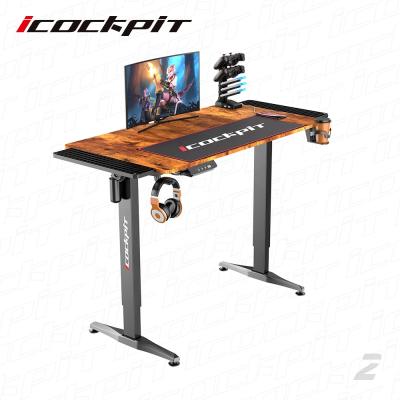 China Smart Standing Electronic Desk (Height) Icockpit Adjustable Gaming Desk Stand Adjustable Computer Tables Auto Desk for sale