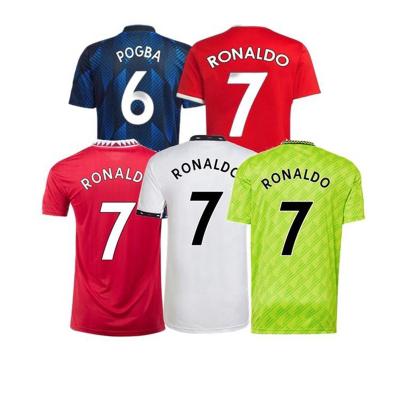 China Shirts & Tops Top Quality Thai Soccer Jersey Set 22/23 Season Soccer Jersey New Model United Football Team Shirt Soccer Uniform for sale