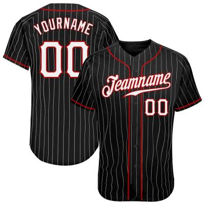 China Custom Printing Baseball Jerseys Antibacterial Baseball Shirt USA Baseball Uniform For Adults And Kids for sale