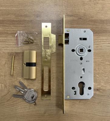 China High Quality Interior Door 85mm*45mm Mortise Lock With Zinc Cylinder for sale