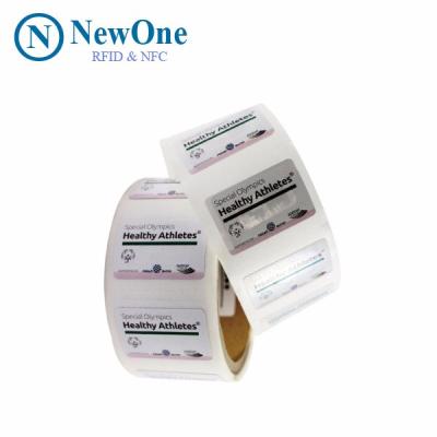 China Reusable id qr code nfc tag smart tag sticker rfid label for sale