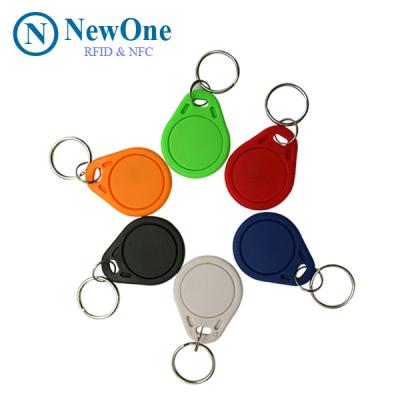 China ABS 125KHZ tk4100 chip rfid pvc key chain / rfid keyfob for open door for sale