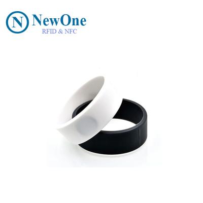 China Events FuDan F08 Chip NFC Ring RFID Wristband Waterproof Silicone for sale