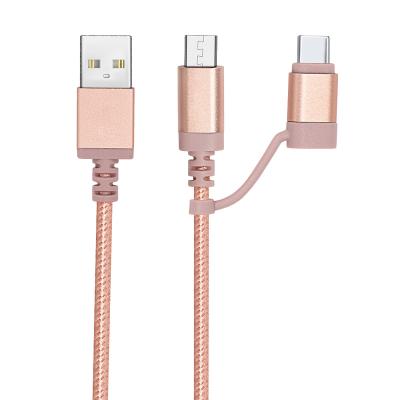 China 2 in 1 Hot Sales 2 in 1 USB Cable PD Data Cable Fast Charging Cable for Iphone 12 Type C to Type C PD Data Transfer Fast Charging for sale