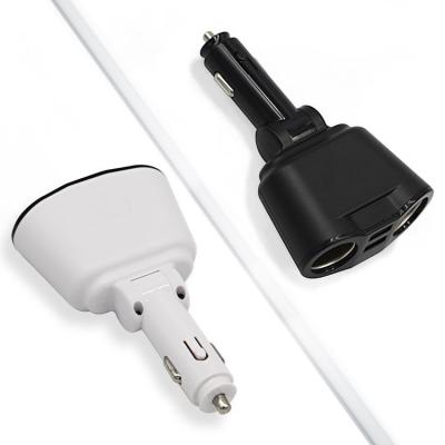 China UniversalÂ   2 Outlet Lighter Cigarette Dispenser 2 Port USB Car Charger for sale