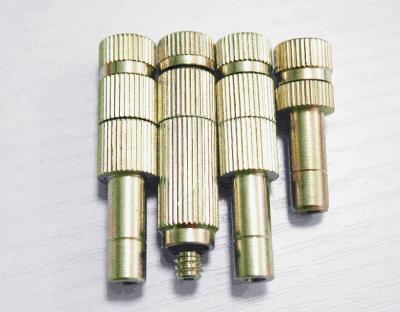 China Fog fogging TY0455 high quality brass cooling fog nozzle with nickel plated body, high quality anti drip system, high pressure fog system for sale