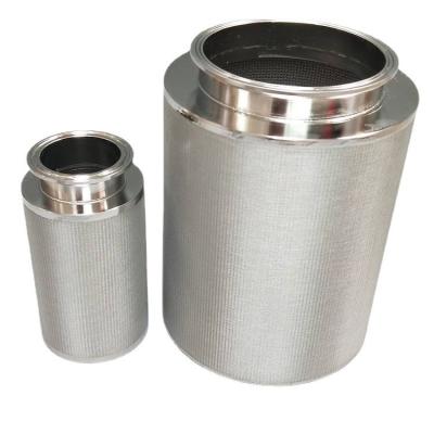 China Garment shops support customized 1 micron, 5 micron and 10 micron sintered filter elements and sintered stainless steel metal filter tubes for sale