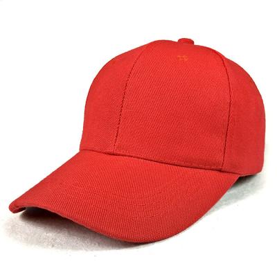 China COMMON Hats High Quality Plastic Buckle Custom 6 Panel Sports Baseball Cap Logo Embroidery Hats Color Blank For Girls for sale