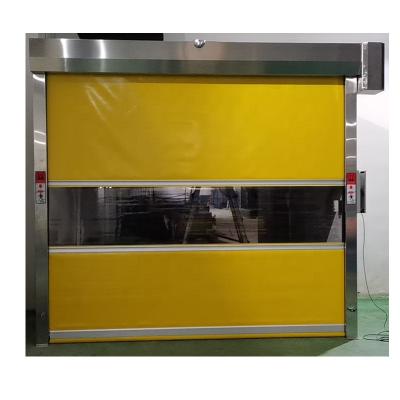 China Customized industrial plastic high speed rolling automatic roller shutter door for food factory for sale