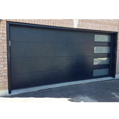 China 2021 Best Black Color Modern Steel Garage Entry Doors for sale