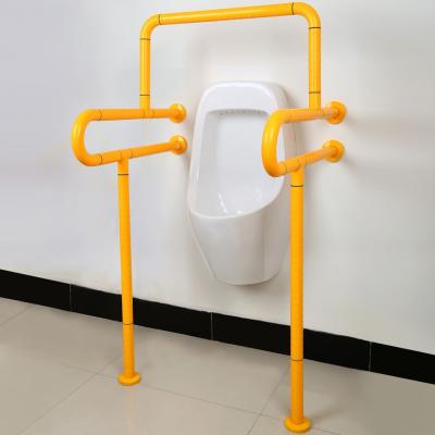 China Non-slip Anti-bacteria Safety Urinal Handrail Grab Bar Elderly Disabled Handle For Public Restroom for sale