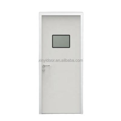 China Modern High Quality Hospital Swing Clean Room Doors With Glass Windows for sale