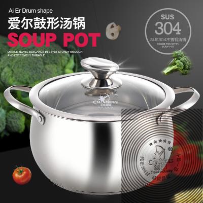 China Sustainable 304 Stainless Steel Induction Pot And Pans for sale