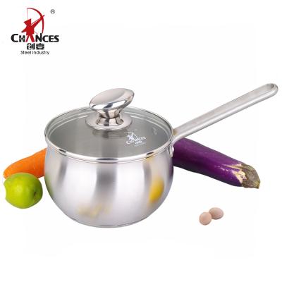 China 16cm Viable Apple Shape 304 Stainless Steel Saucepot for sale