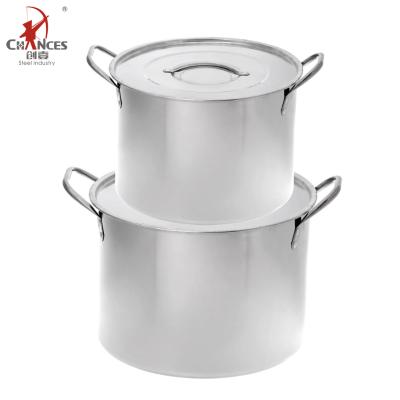 China 4 Pcs Sustainable Stainless Stock Pot Cookware for sale