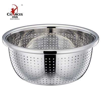 China Sustainable 304 Stainless Steel Kitchen Rice Bowl for sale