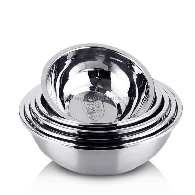 China 304 Stainless Steel Viable Deep Soup Bowls for sale