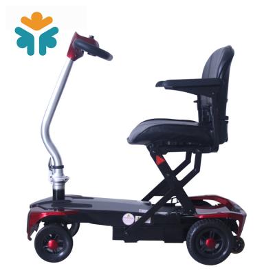 China 120W 24V Travel Four Wheel Electric Medical Folding Older Walking Scooter 6 in/7 in for sale